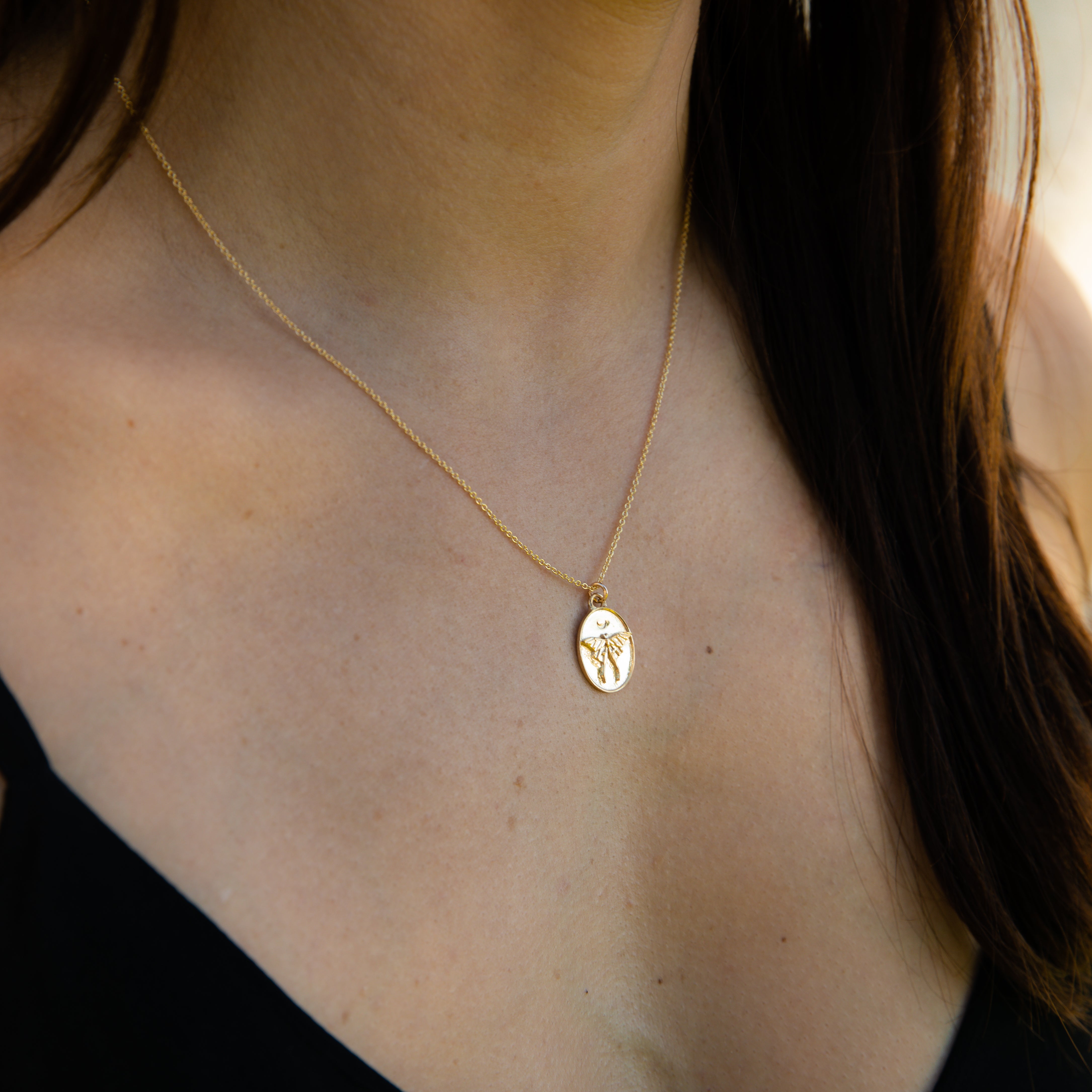 DUSK TO DAWN LUNA MOTH – Talon jewelry