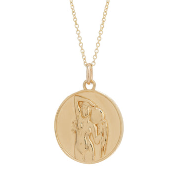 14K GOLD PLATED ZODIAC MEDALLIONS