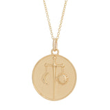 Gold Plated & Sterling Silver Zodiac Medallions