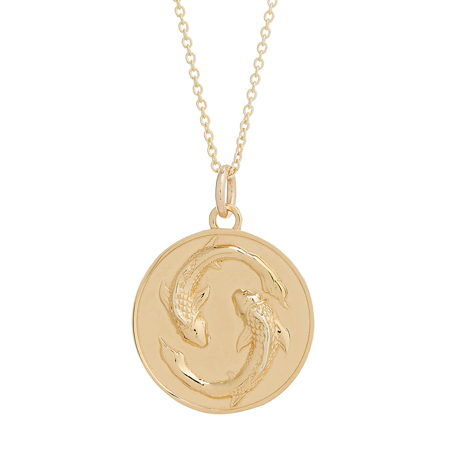 SILVER & GOLD PLATED ZODIAC MEDALLIONS