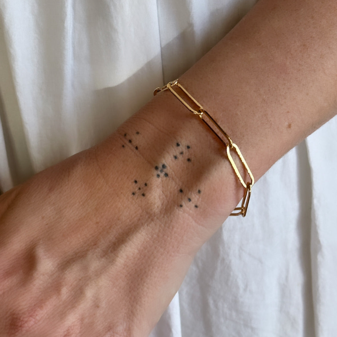 Chunky Paperclip Bracelet
