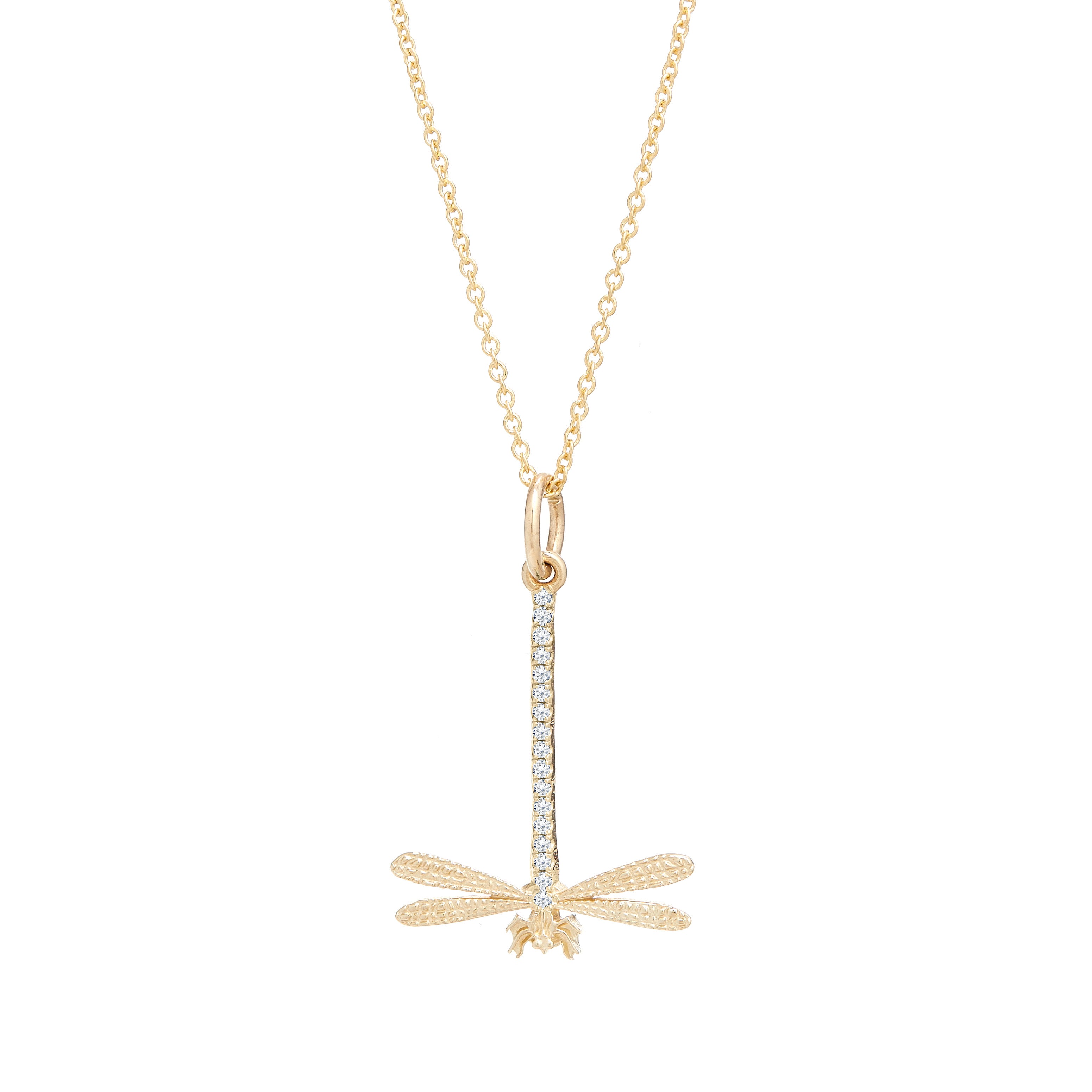 Flirting Dragonfly Pendant