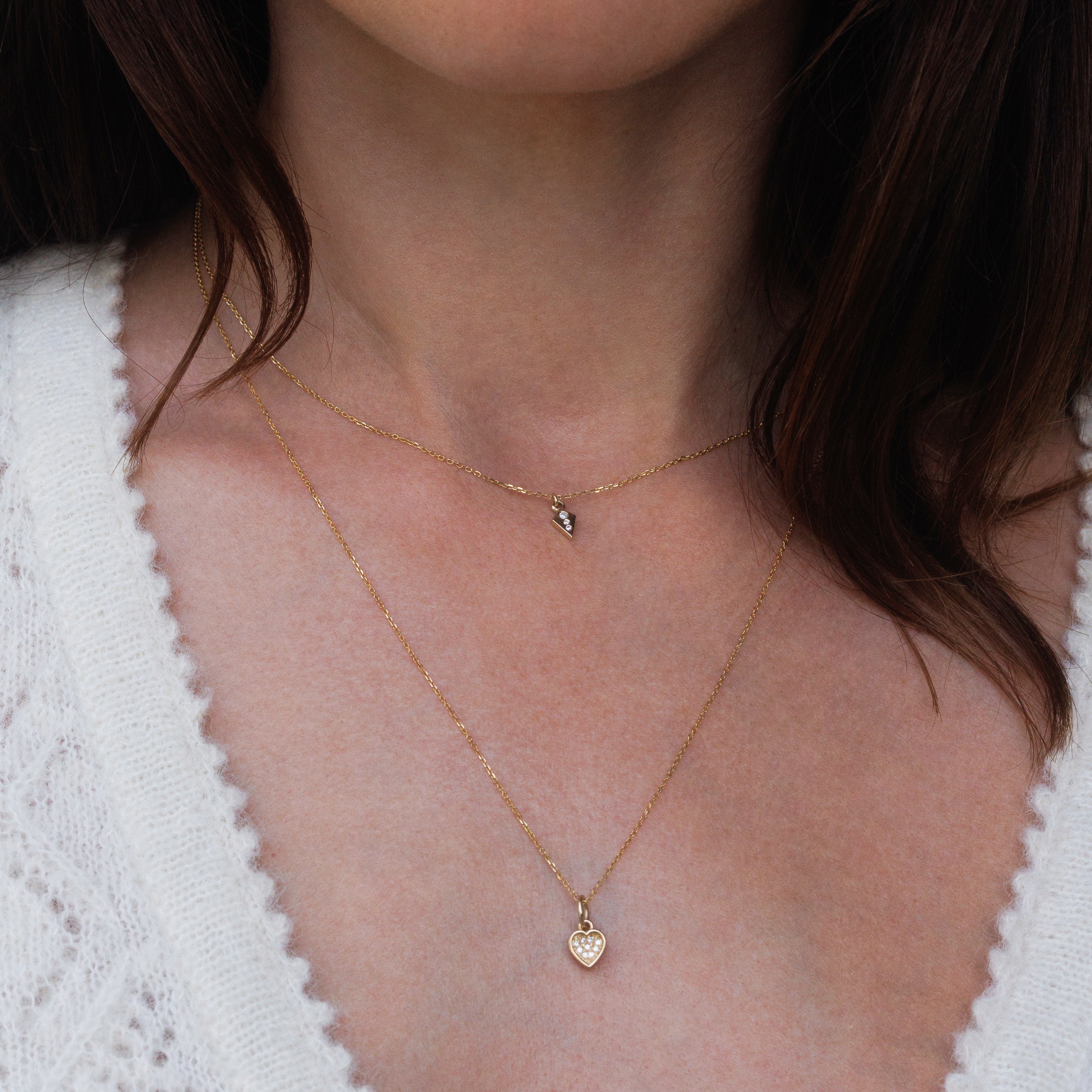 Itty Bitty Talon Diamond Pendant