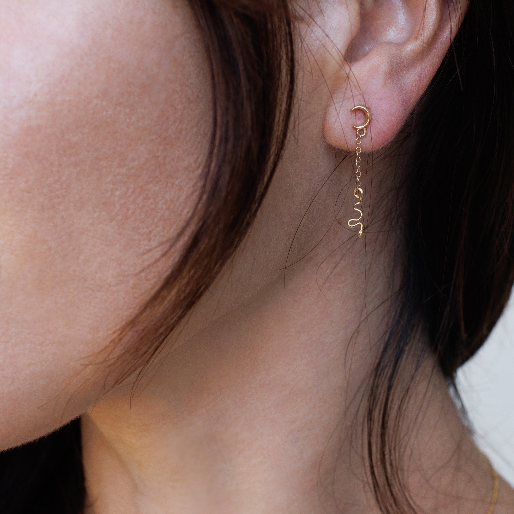 Itty Bitty Moon Star Dangle