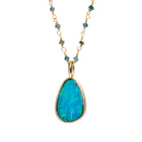 One of a Kind 14K Opal Pendant