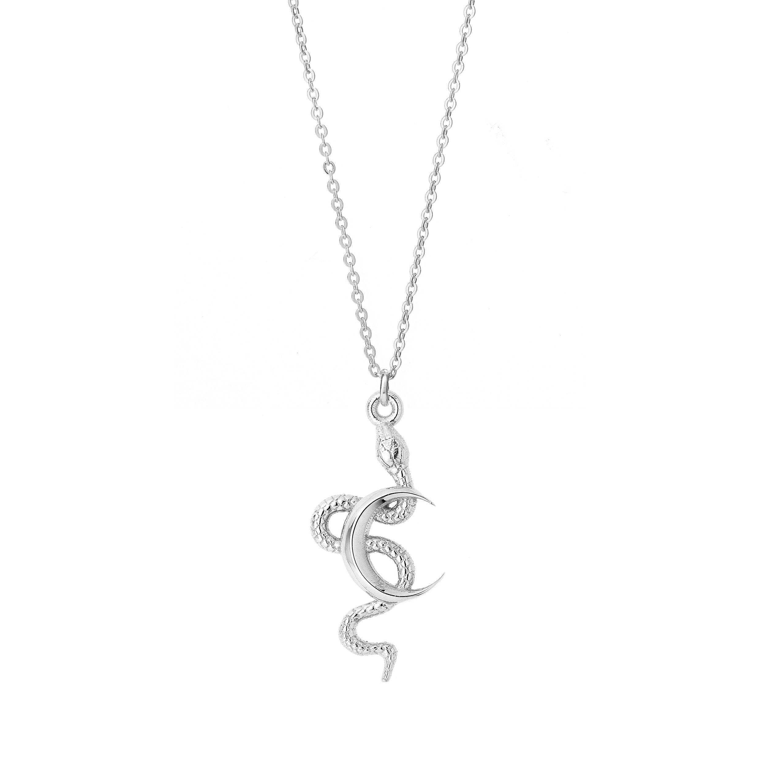 Snake Moon Necklace