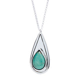 Turquoise Teardrop Pendant