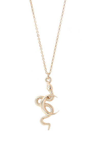 SNAKE MOON NECKLACE