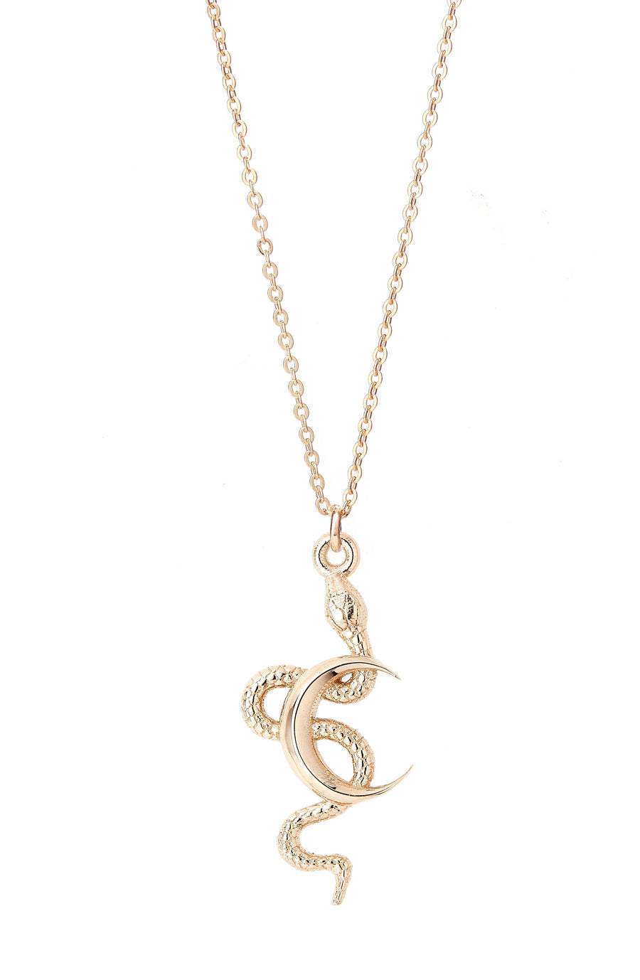 SNAKE MOON NECKLACE