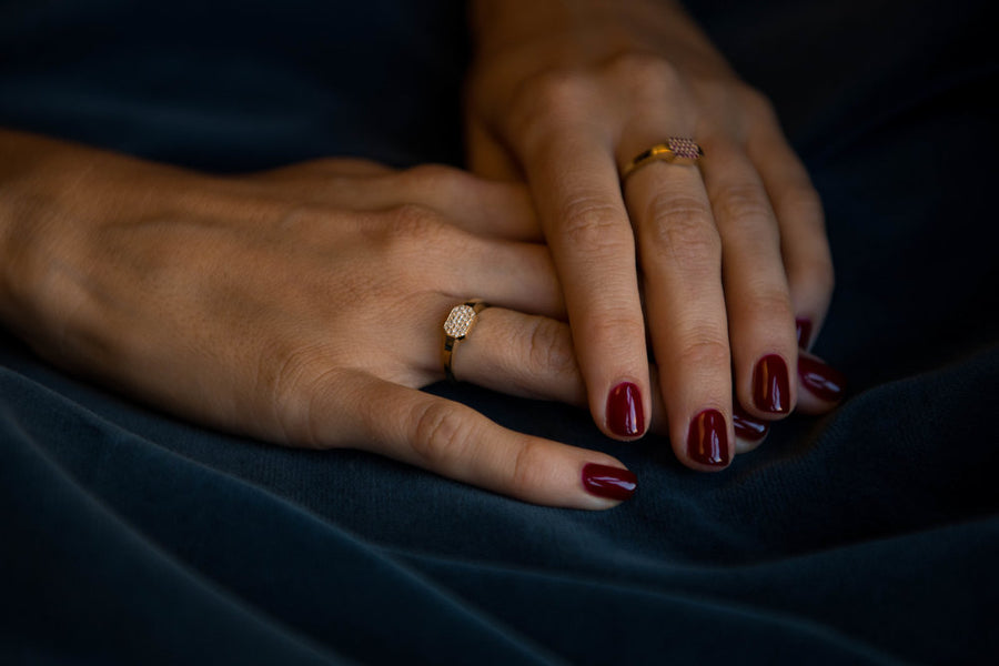 Ruby Tal Con Margaux Ruby Pavé Ring – Talon jewelry