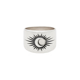 Silver Eclipse Cigar Band