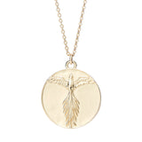 Silver & Plated Phoenix Medallion
