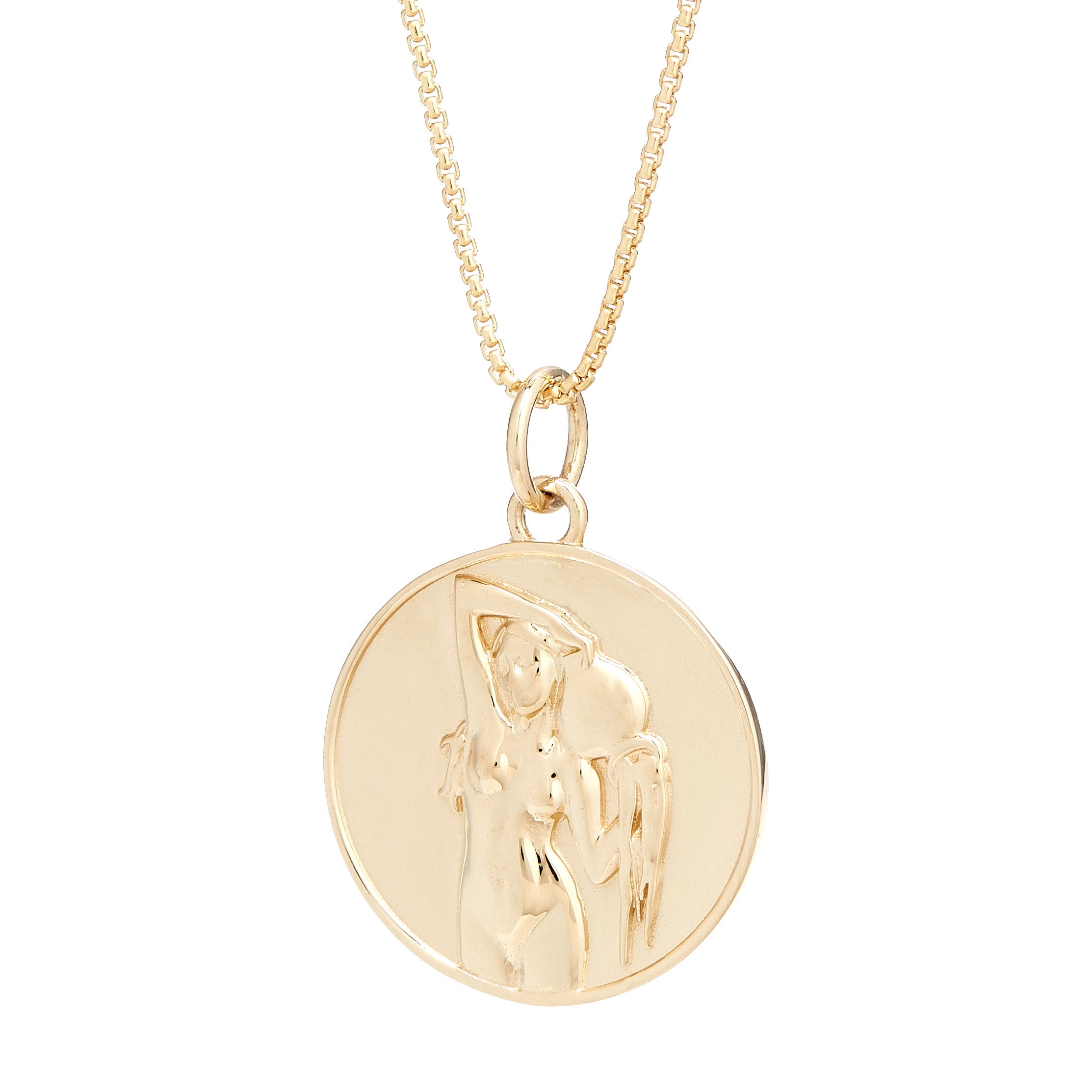 Gold Zodiac Medallions